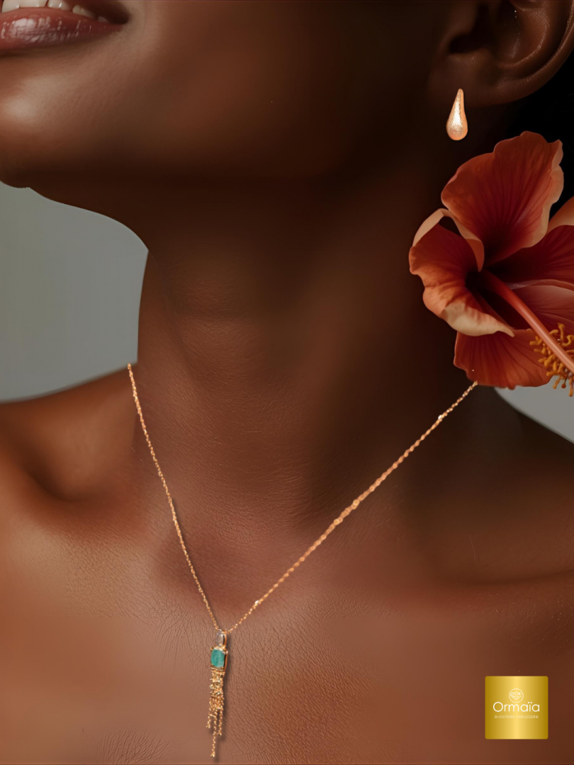 Collection Franck Herval Boucles d'oreilles et collier pour femmes